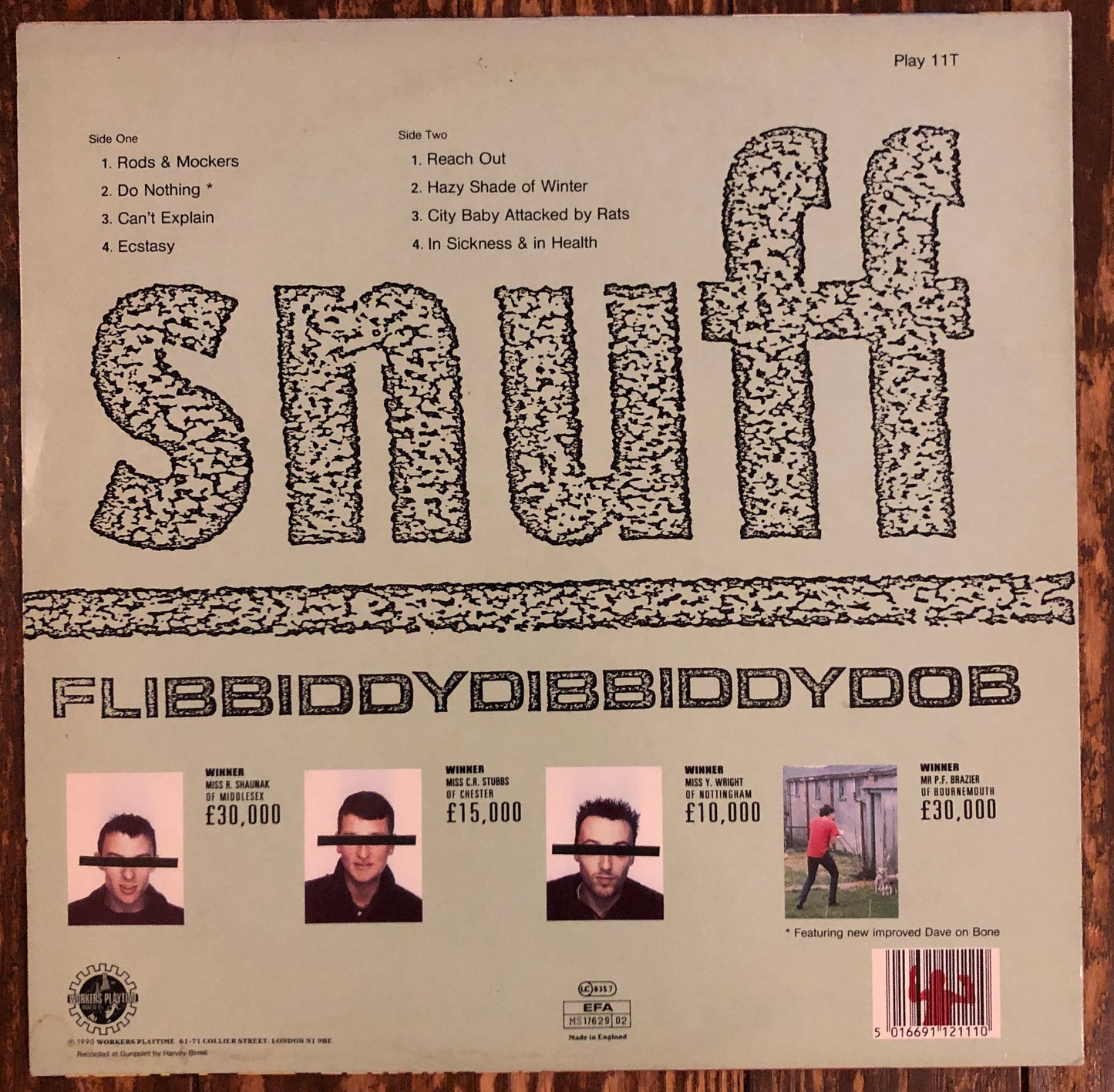 SNUFF "Flibbiddydibbiddydob" (UK Pressing)