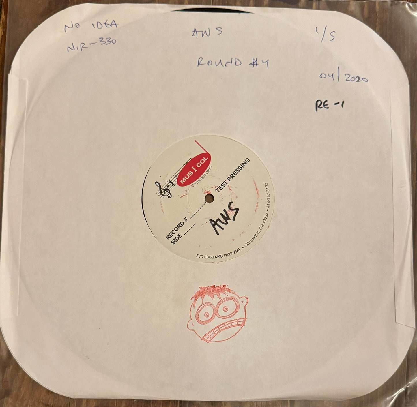 A WILHELM SCREAM “Partycrasher" TEST PRESSING