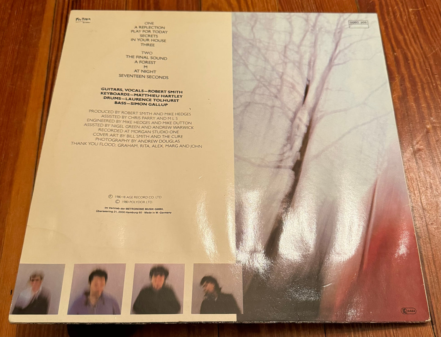 CURE, THE "Seventeen Seconds" (1980 pressing)