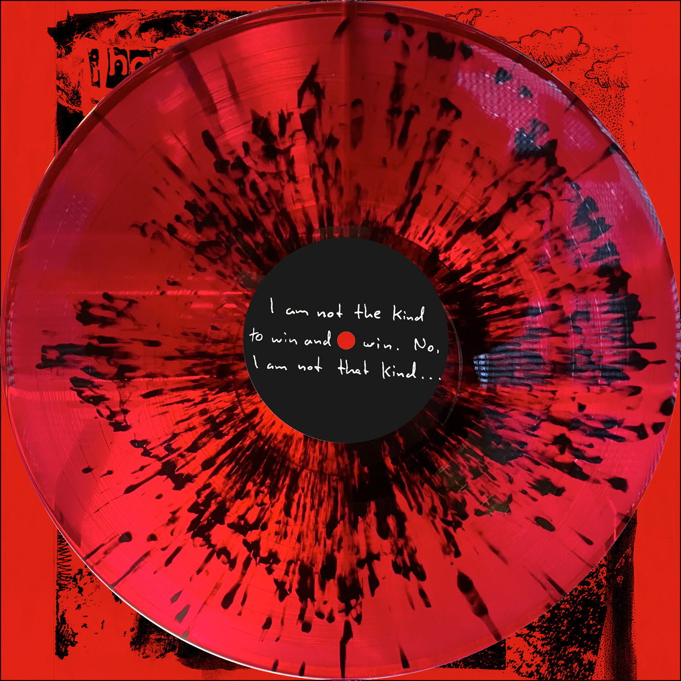 I HATE MYSELF "Eleven Songs" (LTD to 250) RED & BLACK SPLATTER