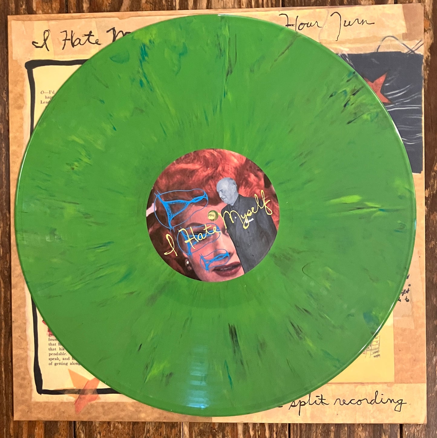 I HATE MYSELF/TWELVE HOUR TURN "Split" (LIME VINYL - LTD to 16)