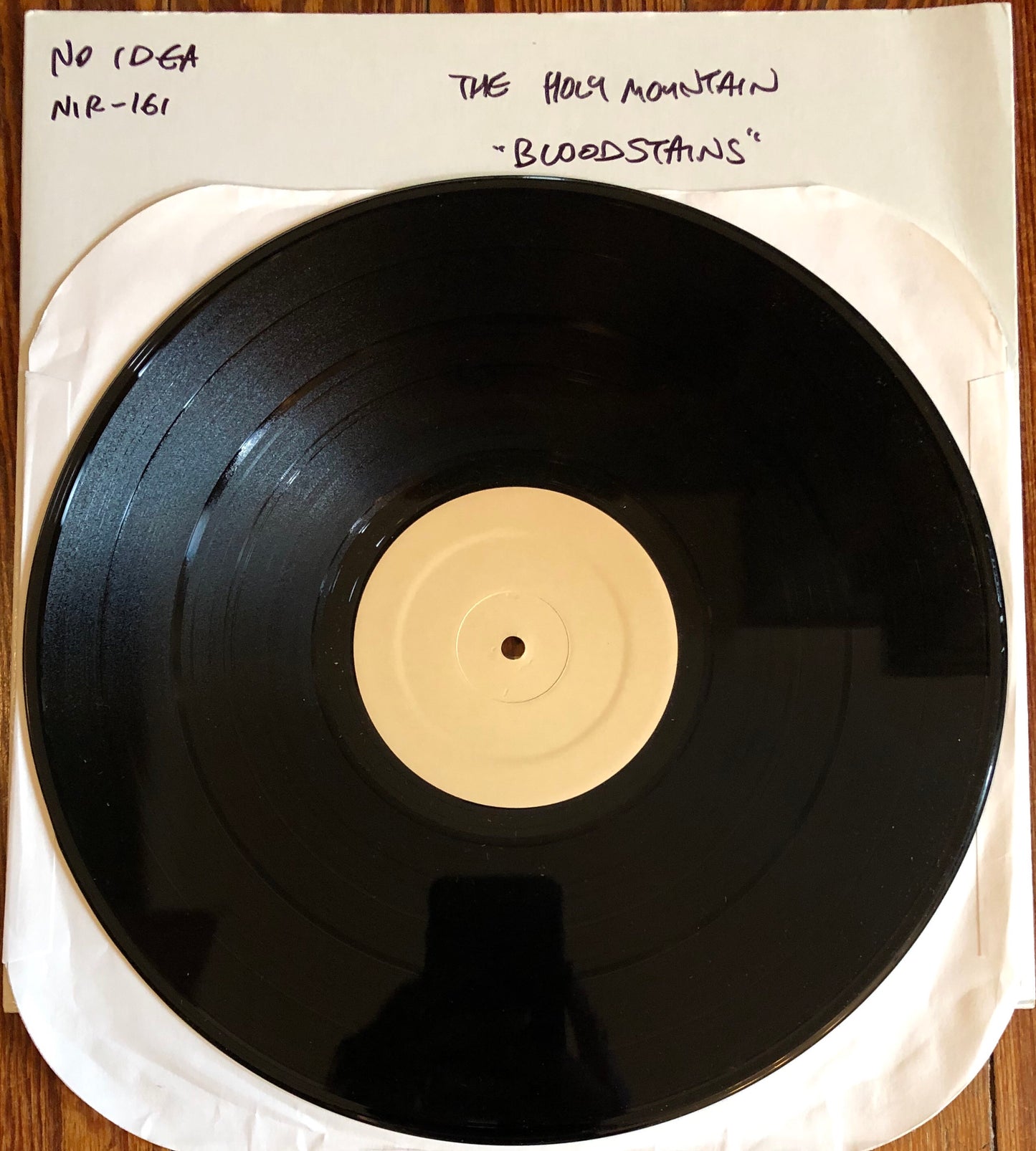 HOLY MOUNTAIN, THE "Bloodstains Across Your Face" TEST PRESSING