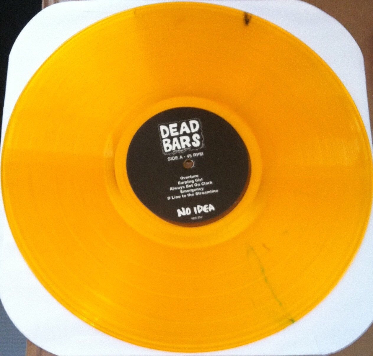 DEAD BARS "Dream Gig" SWEETHEARTS TOUR Limited Screenprinted LP